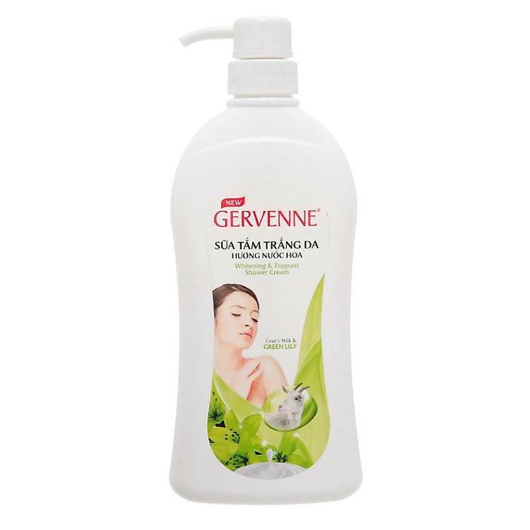 Sữa Tắm Gervenne Tinh Chất Sữa Dê Và Hương Hoa Lily 900G - 8935212805063