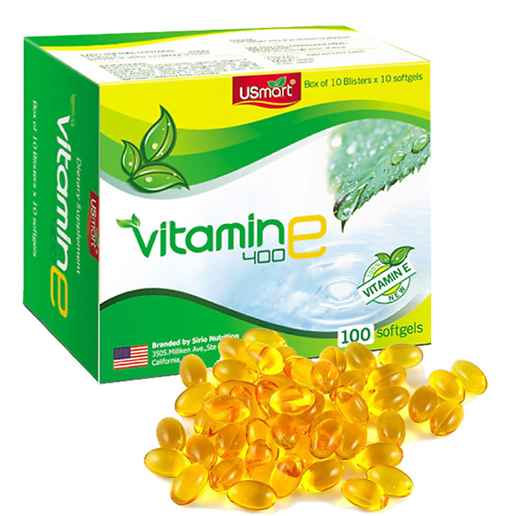 Thực Phẩm Chức Năng Viên Nang Mềm Bổ Sung Vitamin E 400 Sirio Pharma (100 viên)