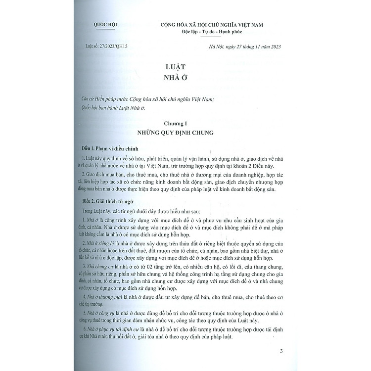 Luật Nhà Ở Và Các Văn Bản Hướng Dẫn Thi Hành - Ảnh 3