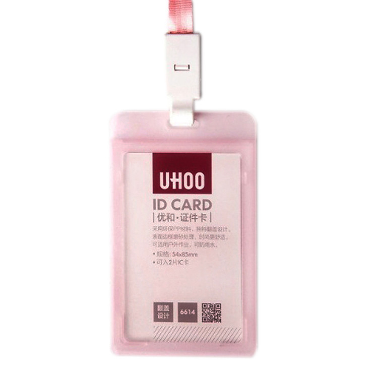 Bảng tên Uhoo Đứng 6614. (KT: 5.4cm x 8.5cm)