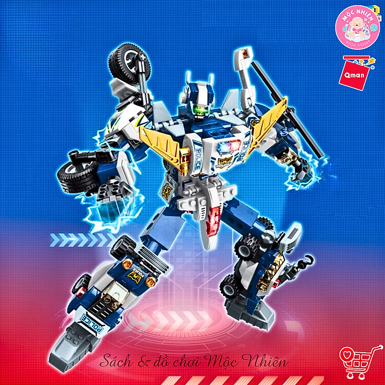 Đồ Chơi Xếp Hình Cảnh Sát Qman 41104 Chính hãng Giá rẻ - Hình ảnh 3