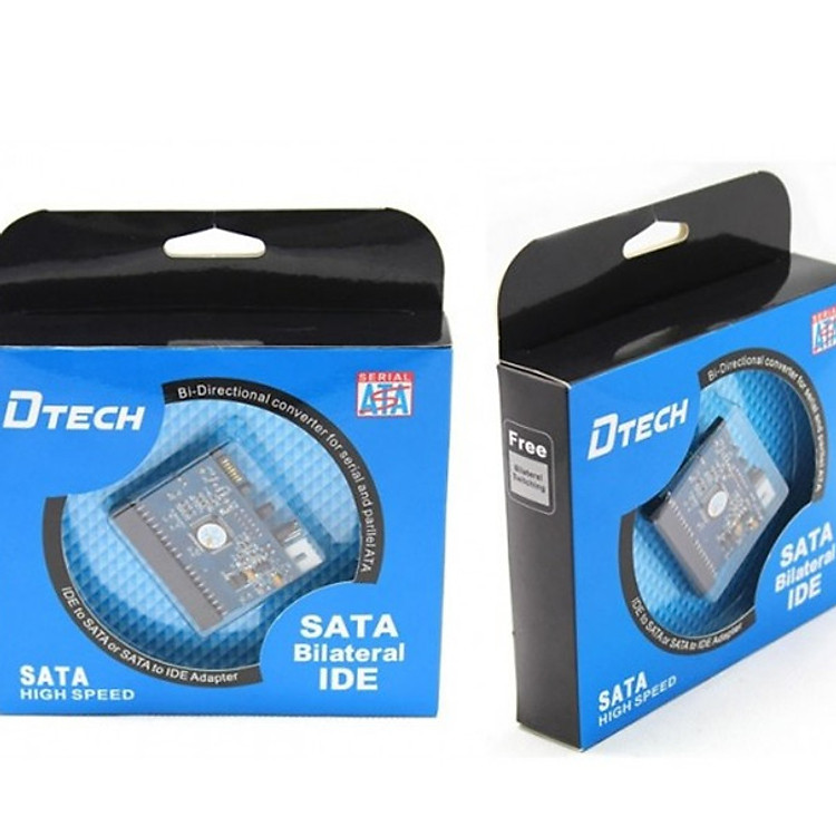 Bộ chuyển đổi IDE to SATA 2 chiều Dtech DT-8008 - Hàng chính hãng