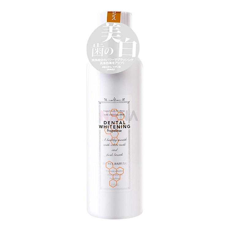 Nước súc miệng Propolinse Nhật Bản chứa 100% thành phần thiên nhiên làm trắng răng Whitening sát khuẩn làm trắng răng ngăn ngừa mảng bám chống hôi miệng - Trắng (600ml/chai)