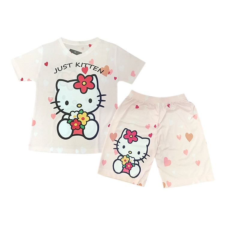 Bộ Quần Áo Trẻ Em - Bé Gái In 3D 07