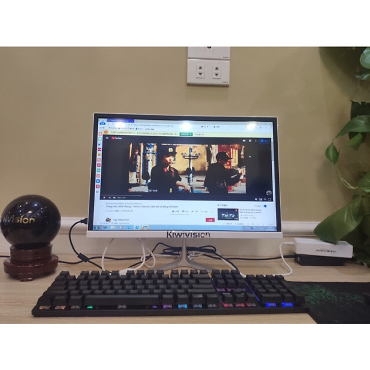 Bộ máy tính để bàn All in One Kiwivision tất cả trong 1 màn hình 19" , CPU intel i3 370 , Ram DDR3 4G, hàng chính hãng