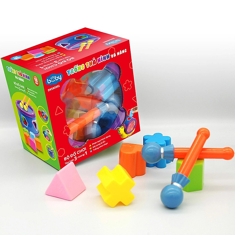 Trống Thả Hình Đa Năng Happy Baby Chính hãng Ưu đãi - Hình ảnh 5