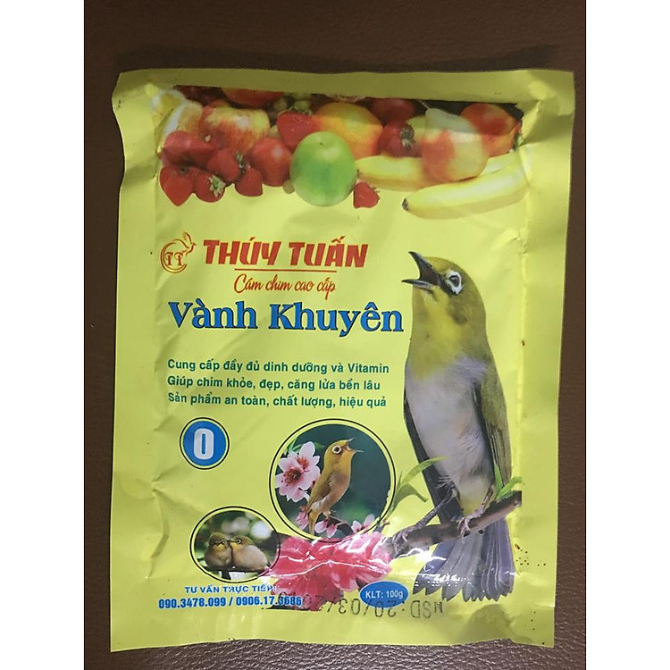 Combo 5 gói Cám chim vành khuyên thúy tuấn số 0