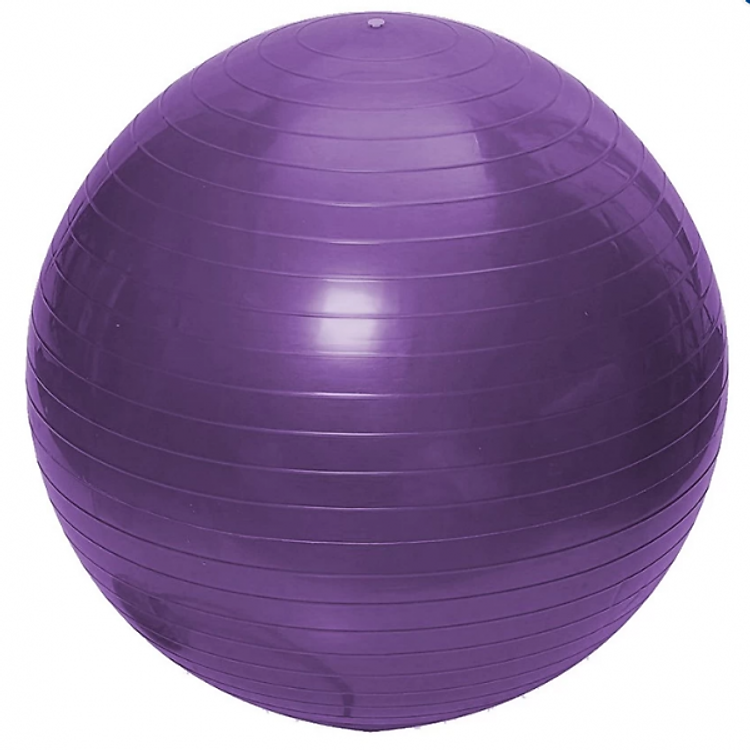 Bóng tập yoga 65cm trơn (Tím)