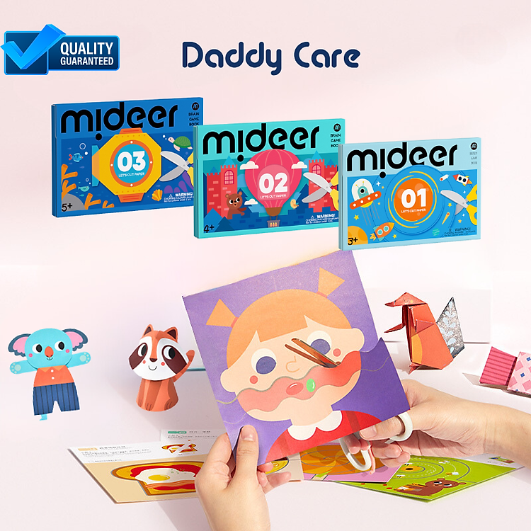 Mua Bộ Đồ Chơi Cắt Giấy Mideer Level 3 Chính hãng Giá rẻ