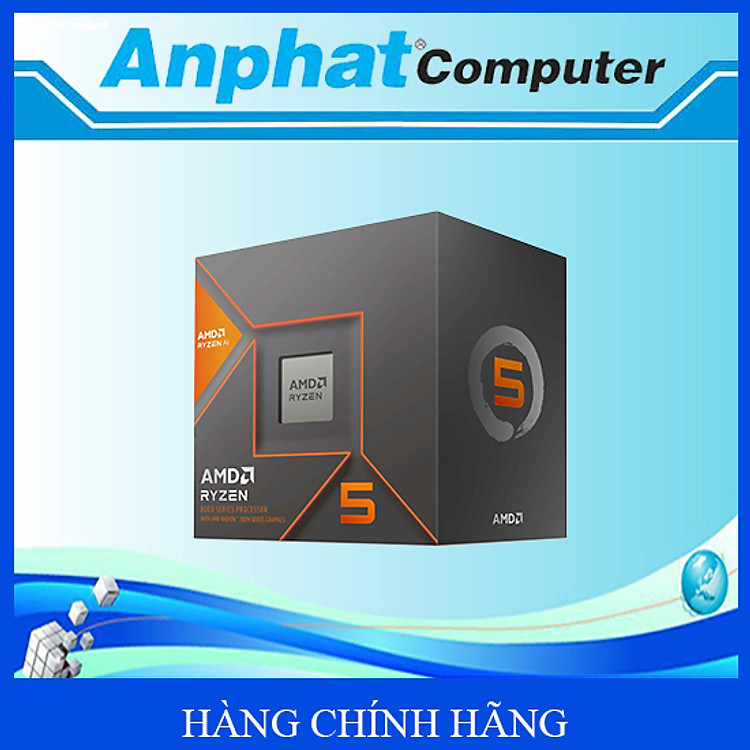 Bộ vi xử lý CPU AMD Ryzen 5 8600G (4.3 GHz Boost 5.0 GHz | 6 Cores / 12 Threads | 16 MB Cache) – Hàng Chính Hãng