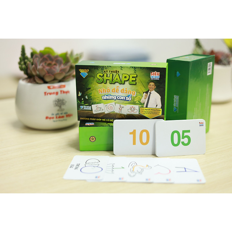 Bộ thẻ học thông minh FLASHCARD SHAPE (100 thẻ) - Ảnh 6