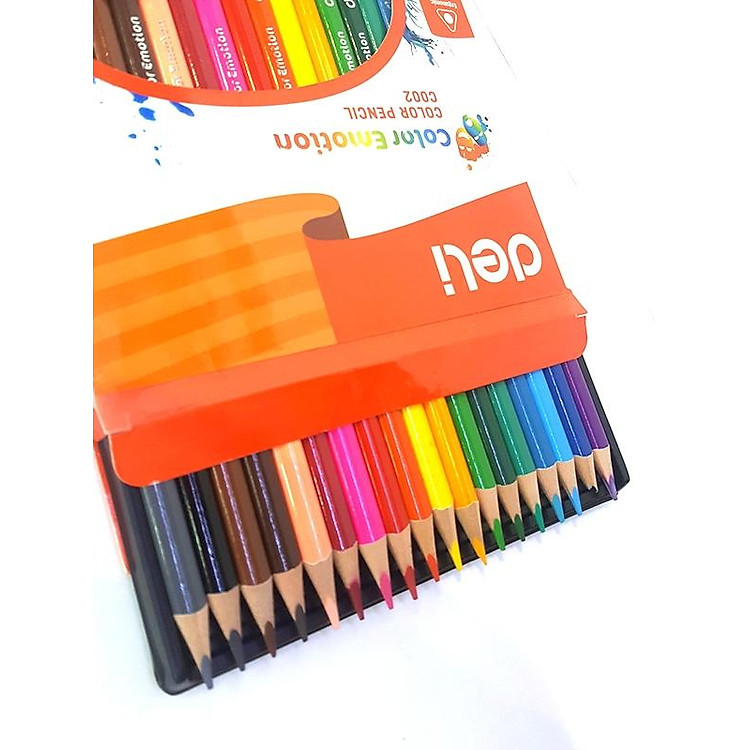 Bút Chì Gỗ Deli C00210 (18 màu) - Ảnh 2