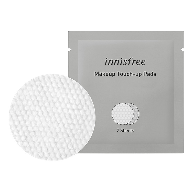 Bông thấm tẩy trang và dưỡng da 2 miếng innisfree Make Up Touch-Up Pads 131170348 (1.6g)