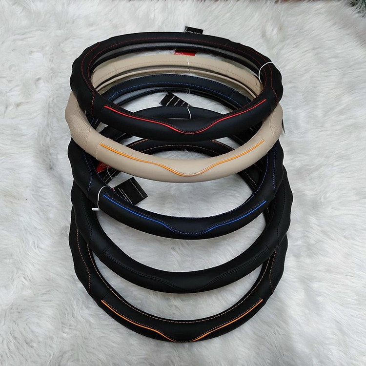 bọc vô lăng mã 117 da cao cấp thiết kế hiện đại phù hợp cho mọi dòng xe con - Hình ảnh 2