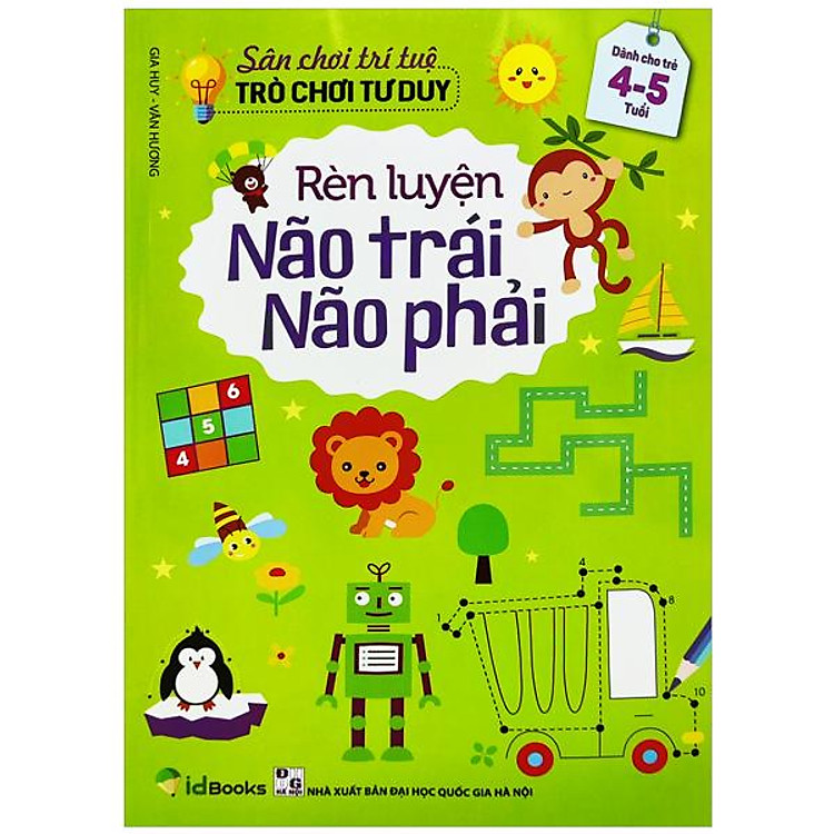 Rèn Luyện Não Trái Não Phải Dành Cho Trẻ 4-5 Tuổi