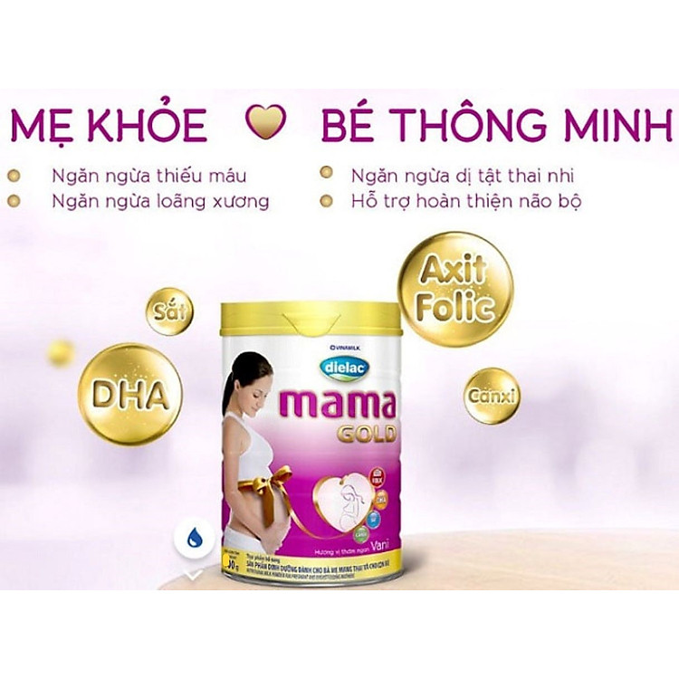 Sữa bột Vinamilk Dielac MaMa Gold 900g Uy tín Tiết kiệm - Hình ảnh 2