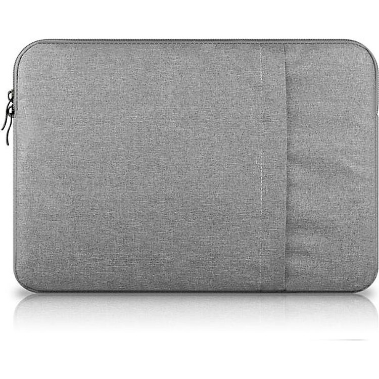 Túi chống sốc Macbook lót lông mềm cao cấp 15 inch (Ghi Xám)