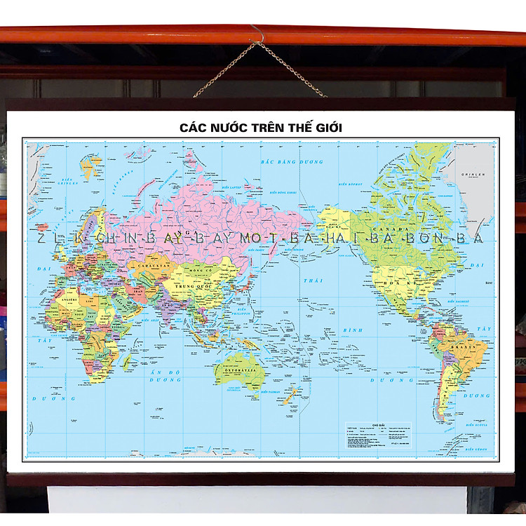 Nẹp gỗ Bản đồ Việt Nam, Thế giới, Hà Nội, Asean