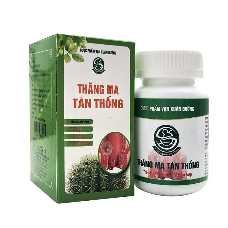 Viên Uống Ngăn Ngừa Bệnh Trĩ, Trĩ Nội, Trĩ Ngoại, Trĩ Hỗn Hợp Thăng ma Tán Thống Lọ 60 Viên