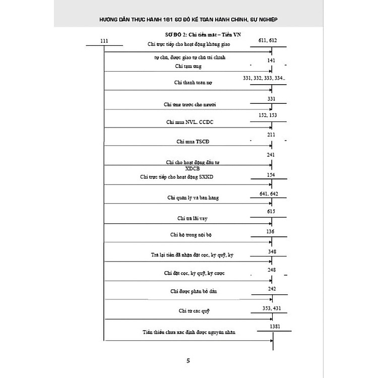 Hướng Dẫn Thực Hành 161 Sơ Đồ Kế Toán Hành Chính, Sự Nghiệp (Theo Thông Tư Số:24/2024/TT-BTC) - Ảnh 4