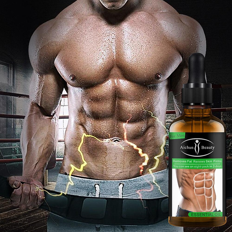 Powerful Abdominal Muscle Essential Oil 30ML Men Stronger Muscle Eight Pack Cream Anti Cellulite Fat Burning Weight Loss Product