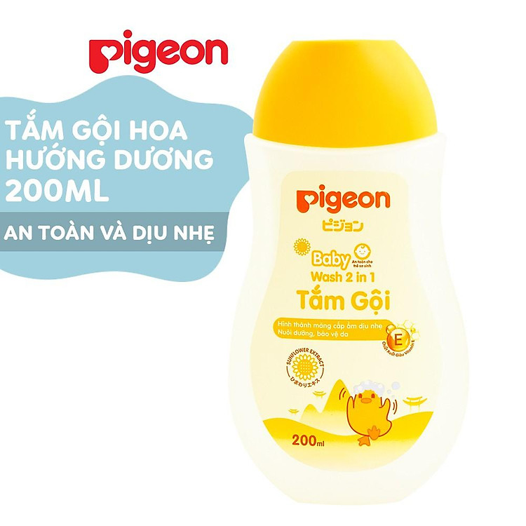 Mua Tắm gội Pigeon Hoa hướng dương 200ml Chính hãng Ưu đãi - Hình ảnh 3