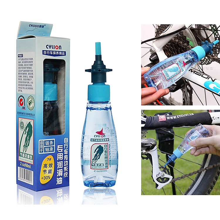 Dầu Tra Xích, Sên, Líp Xe Đạp Thể Thao Cao Cấp - Có Đầu Tra Chống Rò Rỉ - 60ml