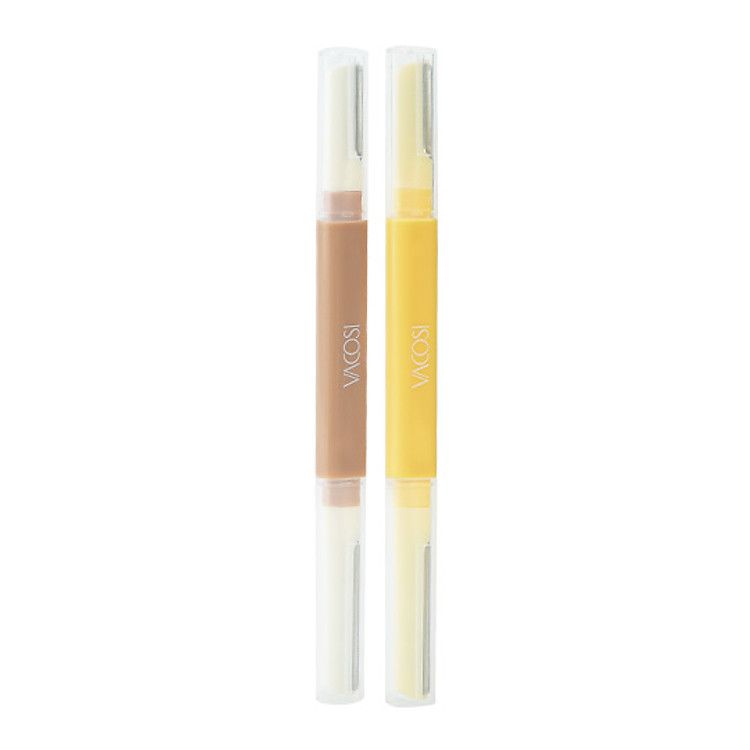 DAO CẠO MÀY 2 ĐẦU VACOSI - DC17 - VACOSI Dual-end Eyebrow Razor (2pcs)