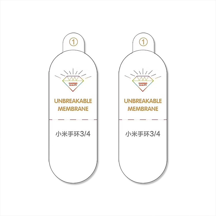Combo 2 chiếc dán PPF Mặt Trước Xiaomi Mi Band 3/4 Trong Suốt- Handtown- Hàng Chính Hãng