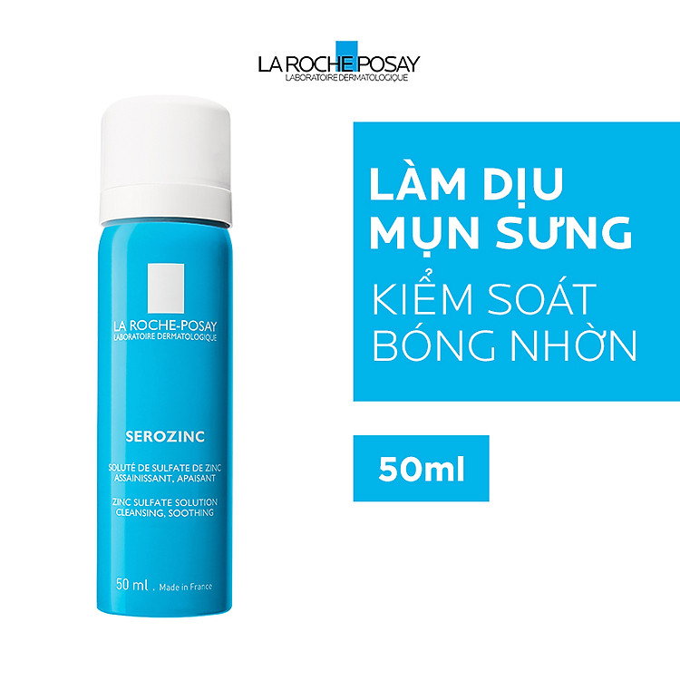 Nước Khoáng Giúp Làm Sạch Và Dịu Da La Roche-Posay Serozinc (50ml)
