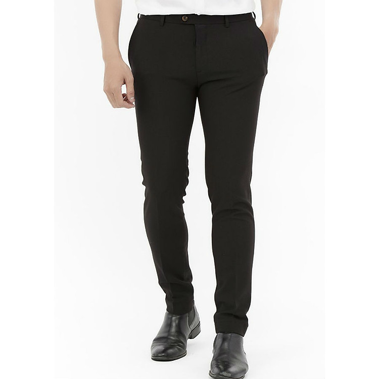 Quần Tây Âu Nam Titishop QTN64 - Đen