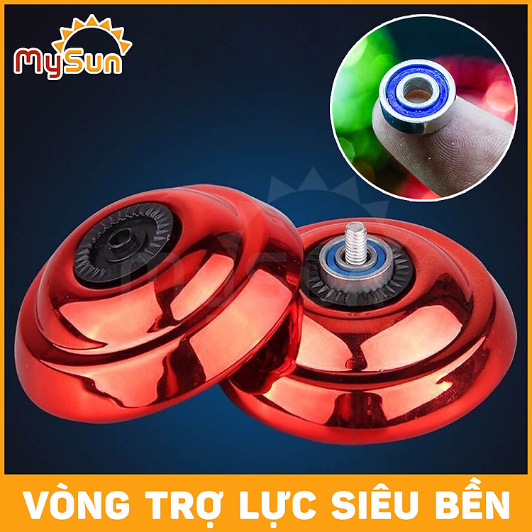 Con quay Yoyo phát sáng kim loại nhạy Yo yo 1a - Yoyo Blue Light - Ảnh 6