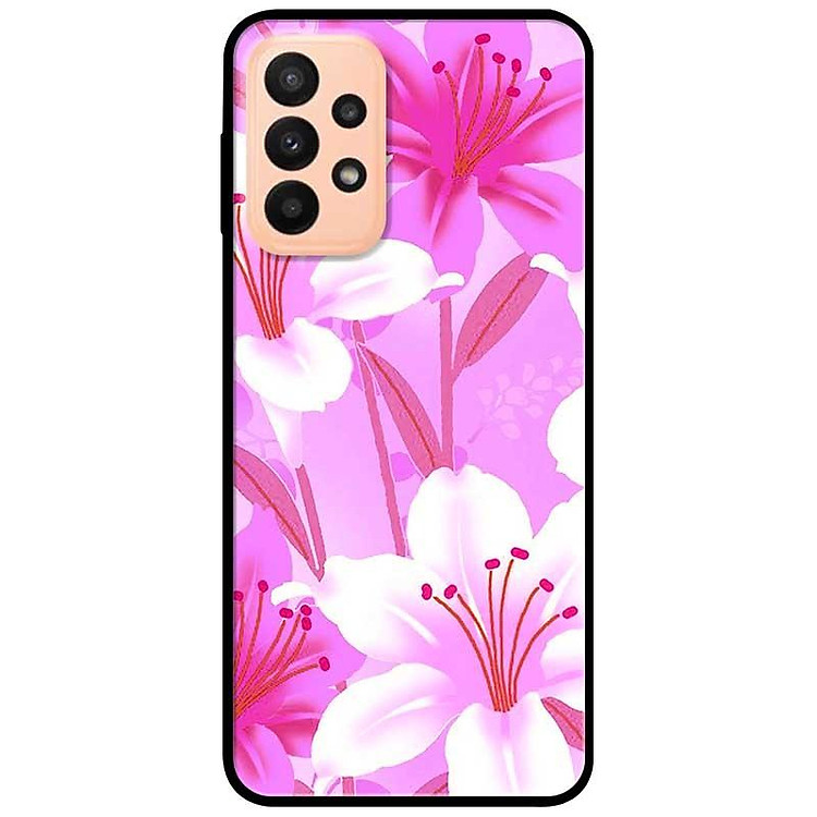 Ốp lưng dành cho Samsung A13 4G mẫu Hoa Ly Hồng