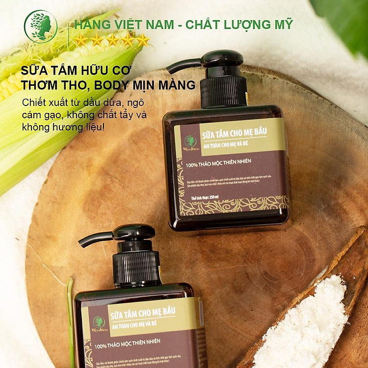 Sữa Tắm Thảo Mộc Cho Mẹ Bầu Wonmom Đảm bảo Giá rẻ - Hình ảnh 3