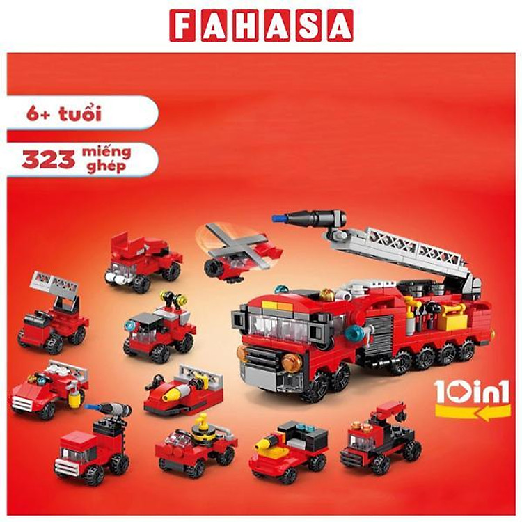 Mua tại Tiki: Mua Đồ Chơi Lắp Ráp Phương Tiện Cứu Hỏa Chính hãng Giá tốt