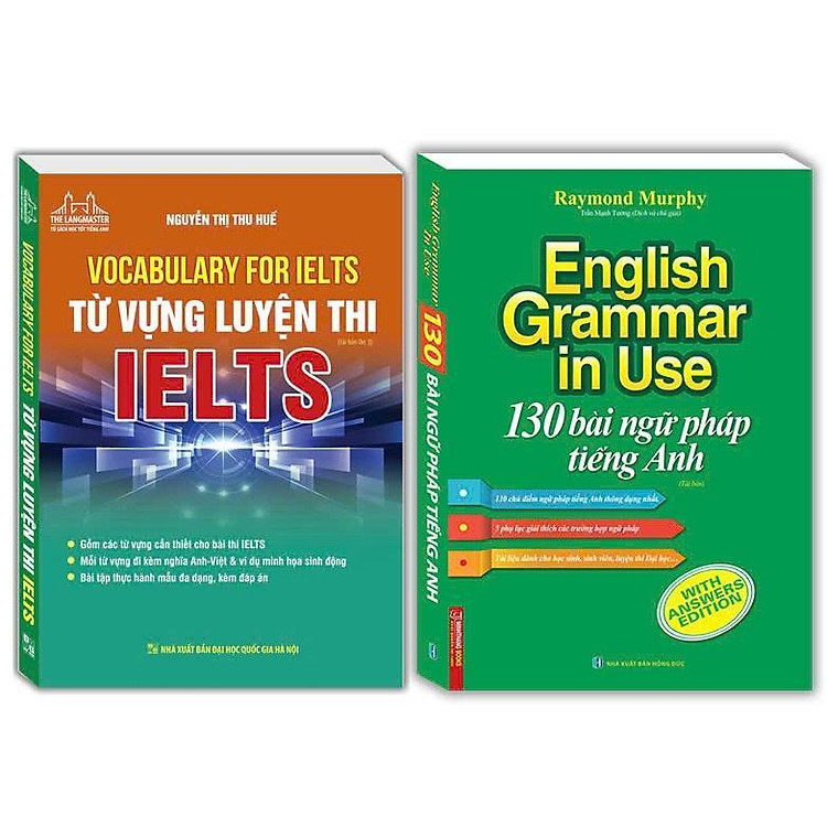 Từ Vựng Luyện Thi Ielts + 130 Bài Ngữ Pháp Tiếng Anh