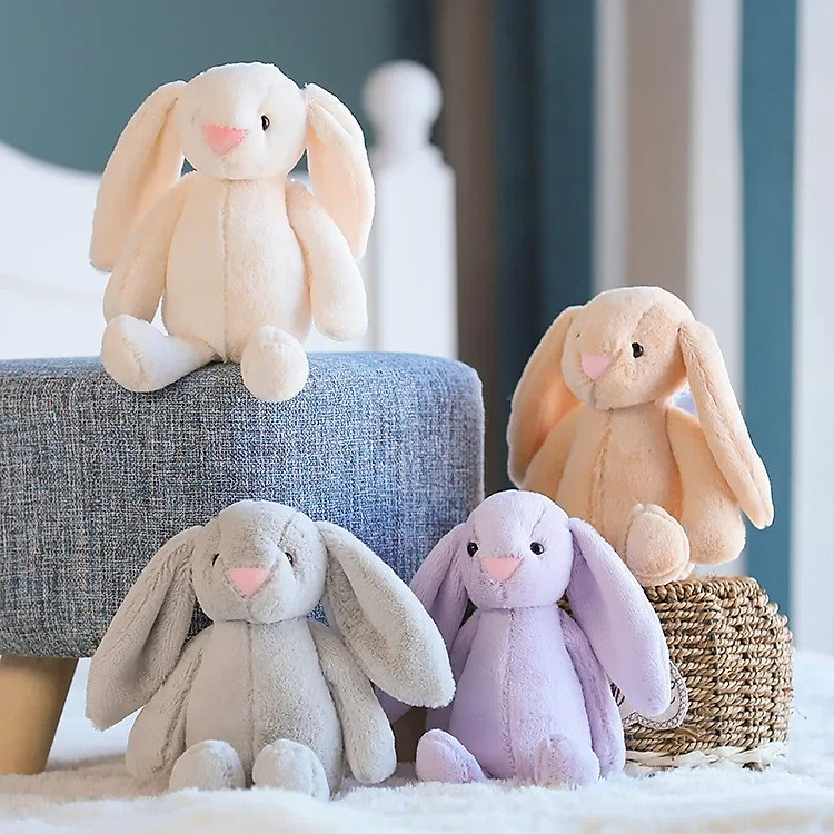 Mua Thú nhồi bông Jellycat thỏ bunny xám Chính hãng Giá tốt - Hình ảnh 4