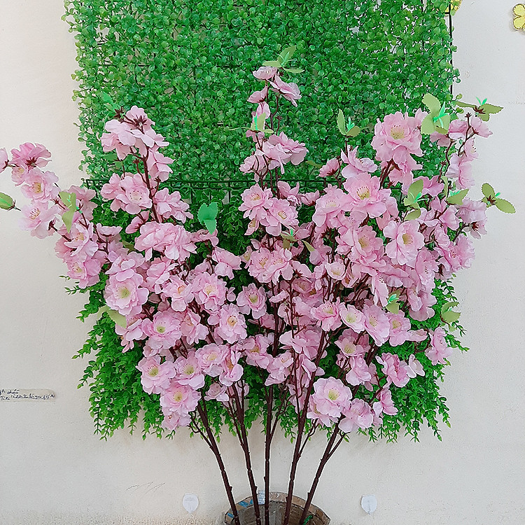 5 cành hoa đào giả trang trí đón Tết cho ngày xuân luôn sum vầy