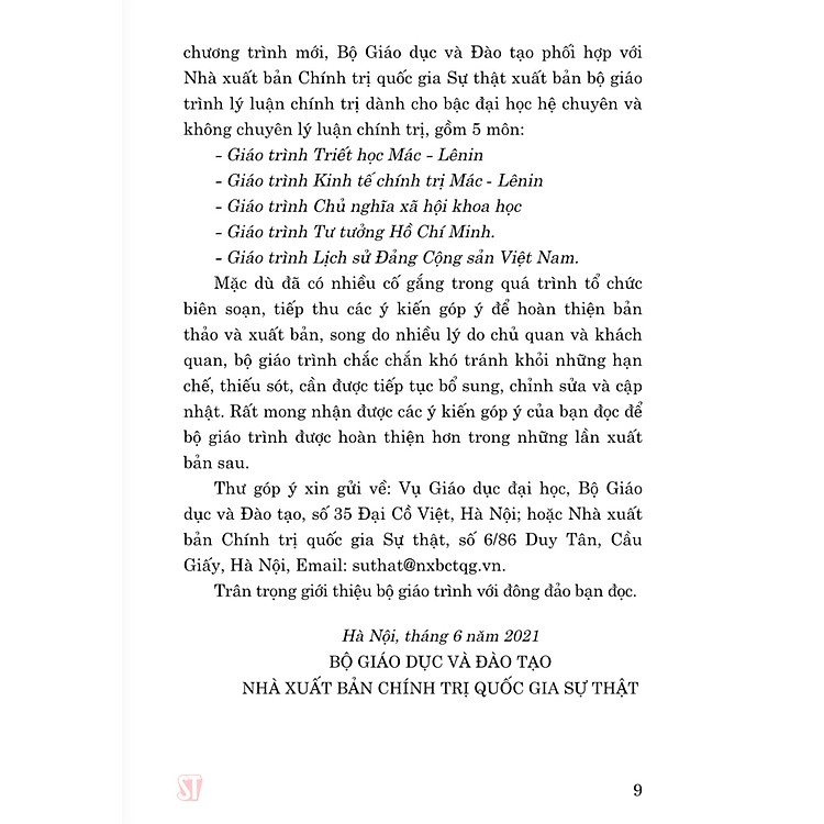 Giáo trình Tư tưởng Hồ Chí Minh (Dành cho bậc đại học hệ không chuyên lý luận chính trị) - bản in 2024 - Ảnh 4