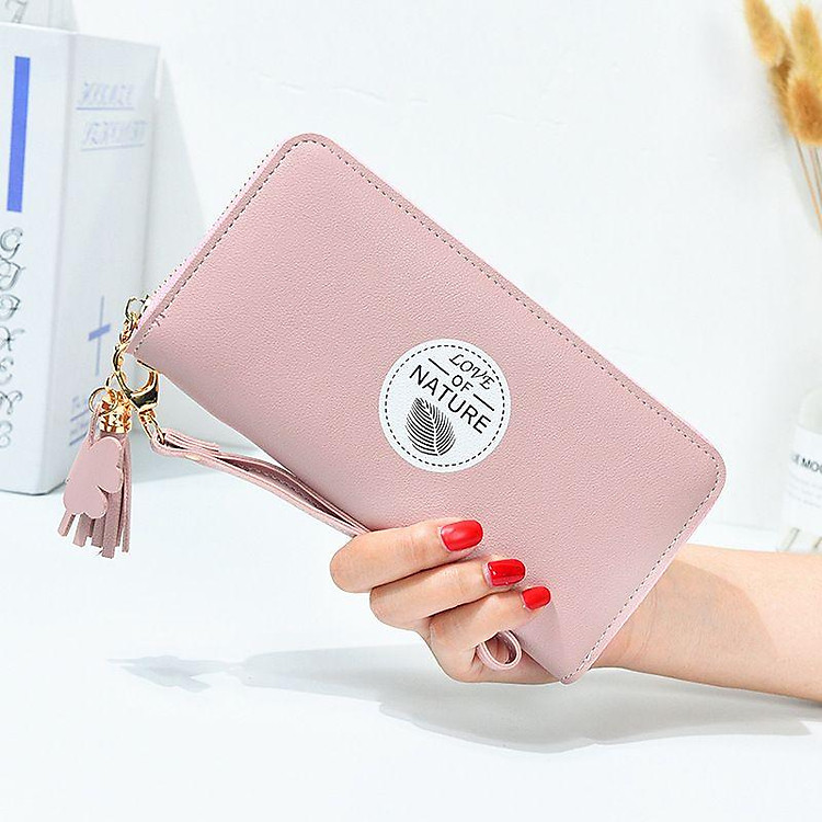Ví Cầm Tay Nữ Dài Dễ Thương Nữ Tính Hàn Quốc TVNN219