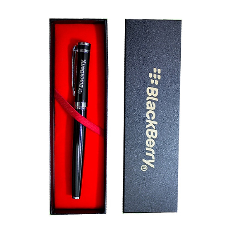 Bút ký cao cấp màu đen có chữ Blackberry trên thân