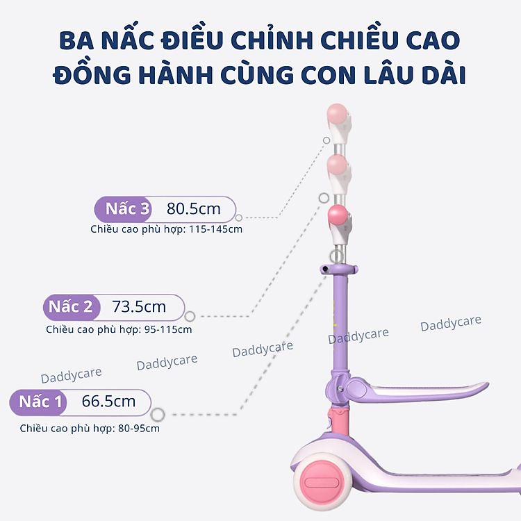 Xe Scooter Mideer Gấp Gọn Cho Bé Chính hãng Tiết kiệm - Hình ảnh 5