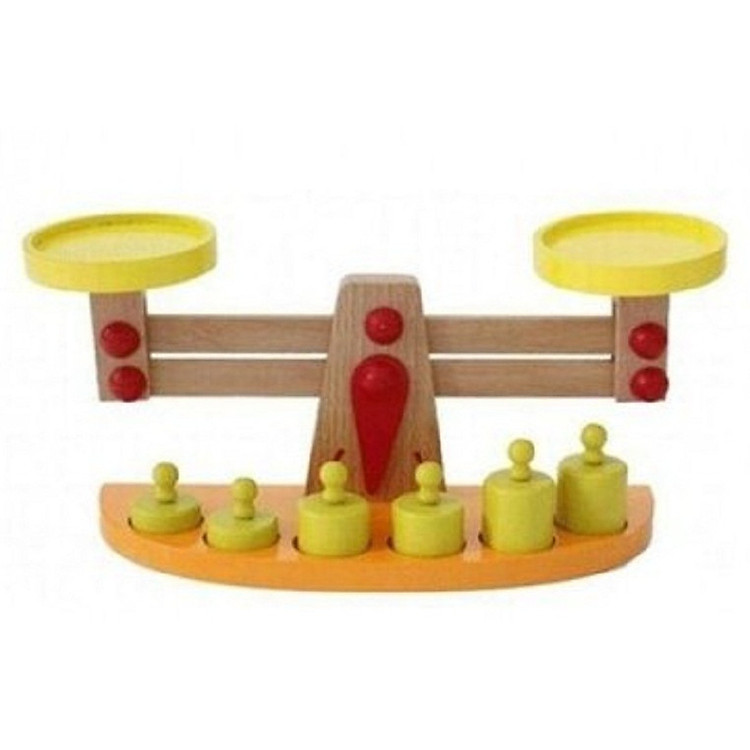 Cân học thăng bằng gỗ Montessori hãng Vivitoys