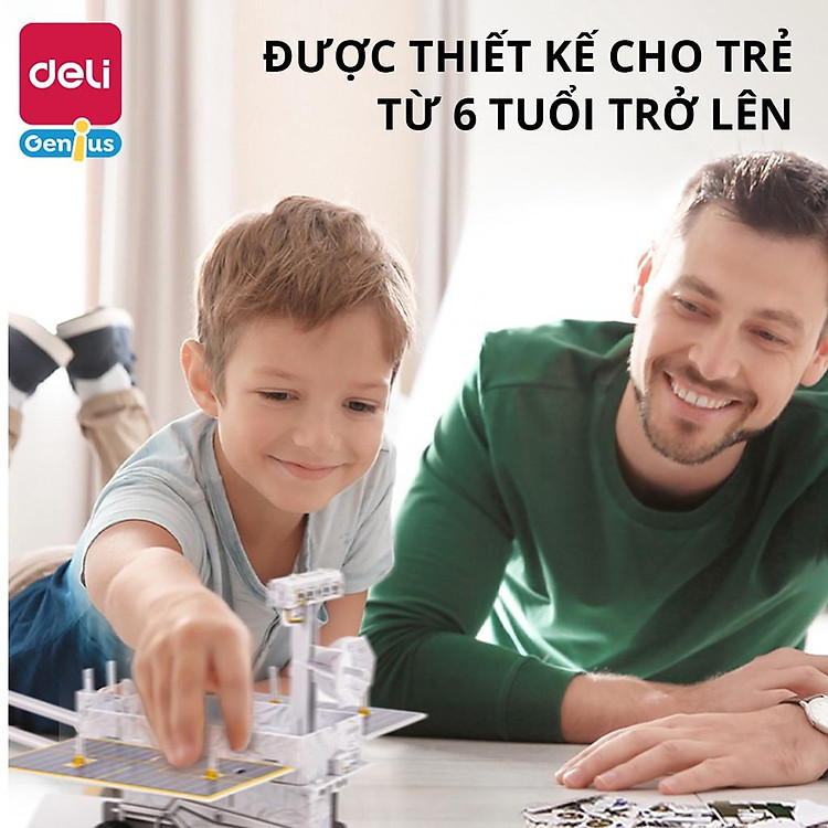 Mua Đồ Chơi Lắp Ráp 3D Vũ Trụ Deli Chính hãng Tiết kiệm - Hình ảnh 2
