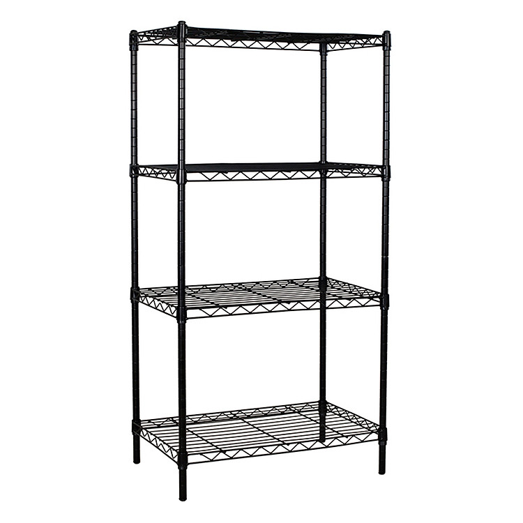 Kệ Sắt KES06 - Đen (4 Tầng)