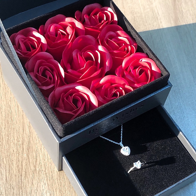 Hộp Quà Trang Sức Hoa Hồng Thơm HQ015 - Ảnh 7