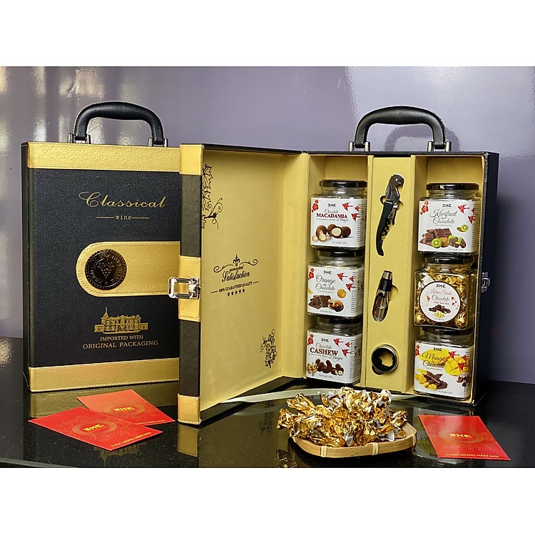 Bộ Quà Tết 2024 - Phú Quý Gold VI SHE Chocolate - Quà tặng, quà biếu Tết Sang trọng, lịch sự, đẳng cấp