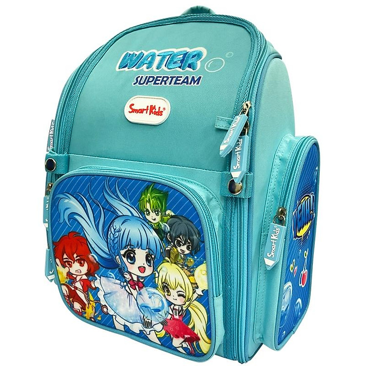 Ba Lô Chống Gù Water Super Team B-011 - Màu Xanh Nhạt - Ảnh 3