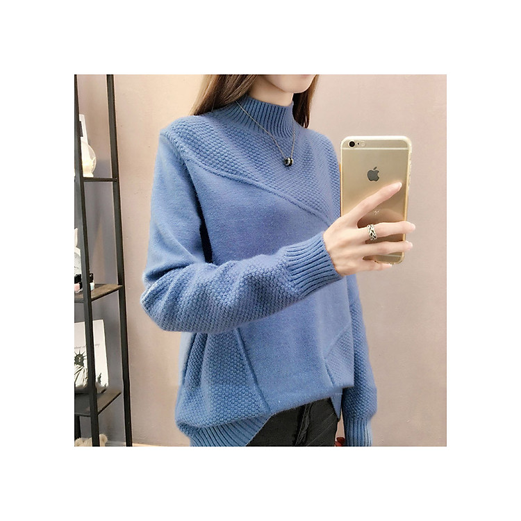 Áo len nữ cổ lọ thời trang siêu xinh