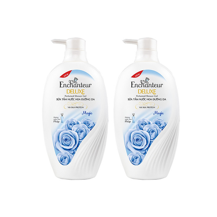Combo 2 Sữa tắm hương nước hoa Enchanteur Magic 650gr/ Chai